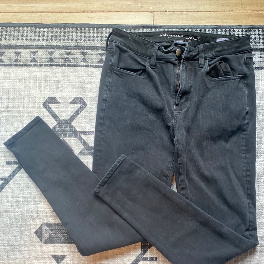 American Eagle Black Jeggings